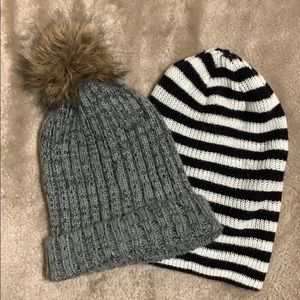 Two beanies